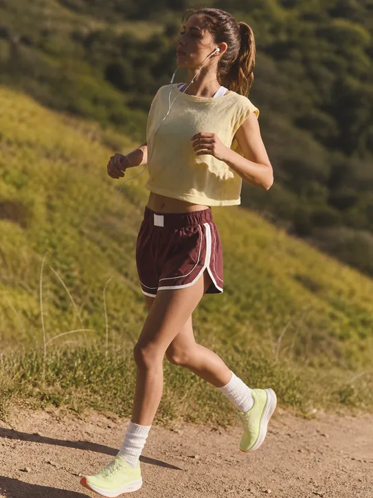 Cami With Sprint Backup running outfit with cami and shorts