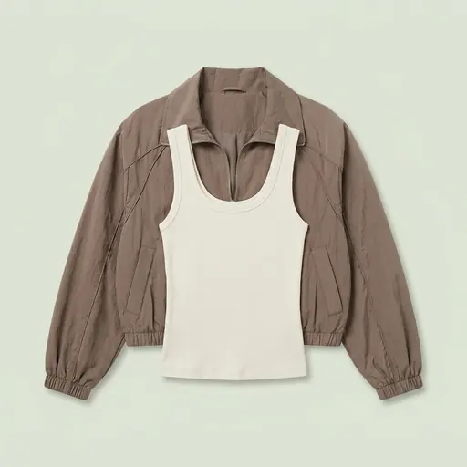 Mole Bomber Cream Vest concert outfit flatlay