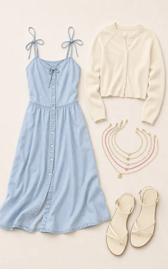 Bow Strap Cardigan Evidence