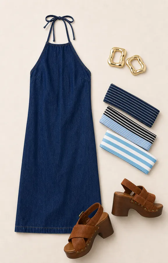 Halter Shift Headband Memo