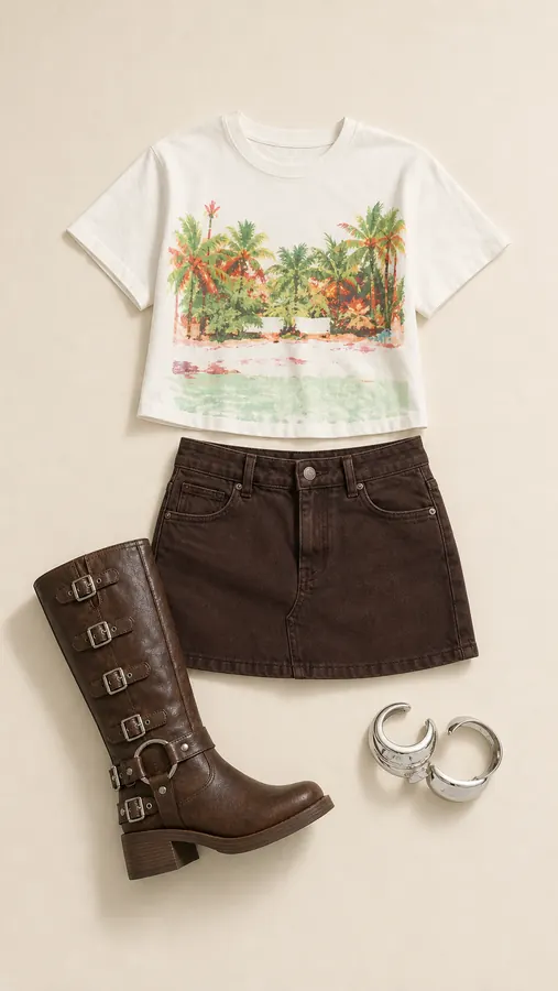 Chocolate Mini Boot Gossip