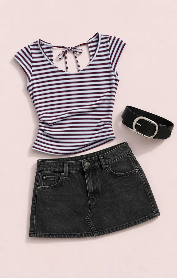 Washed Black Stripe Detour
