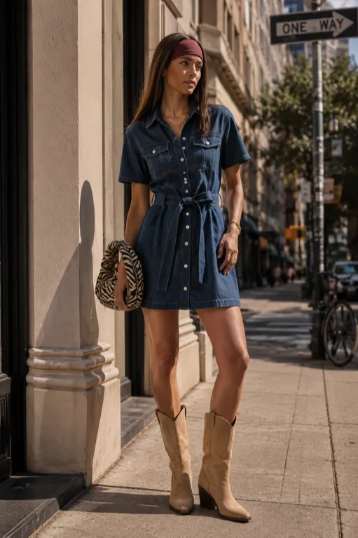 Downtown Denim Cowgirl outfit