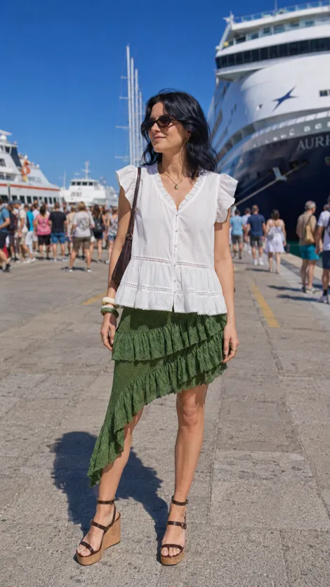 Mediterranean Portside Romance outfit