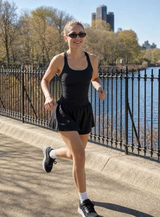 Run Dress Exit Strategy sharp running outfit