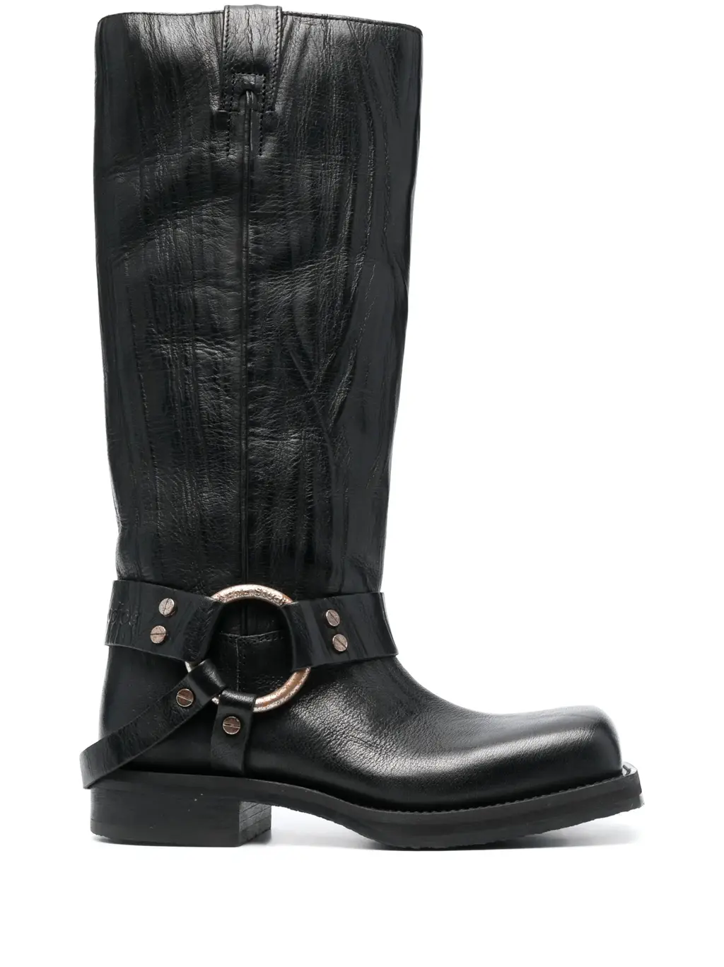 30mm knee-high leather boots