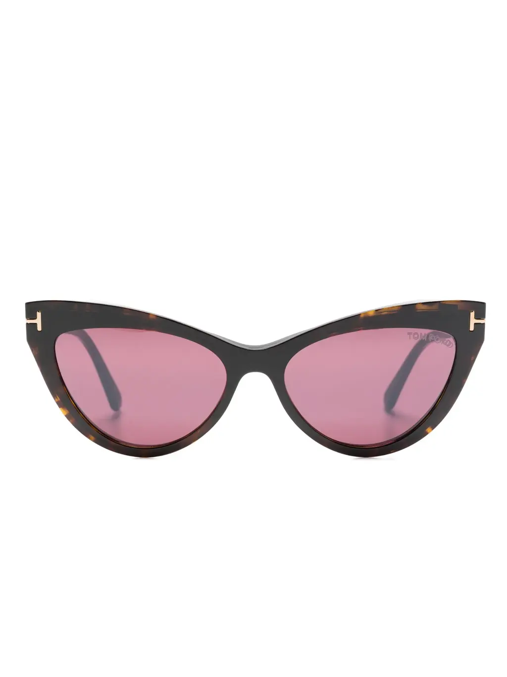 cat-eye double-frame sunglasses