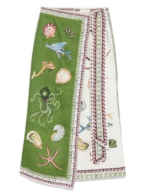 Bath House midi skirt