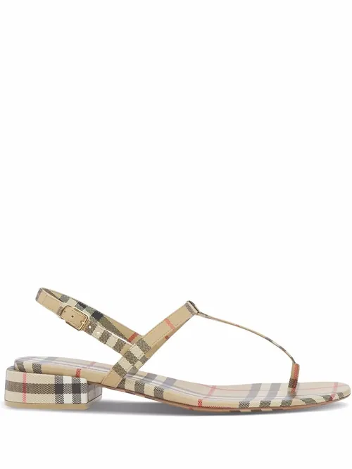 Vintage Check thong-strap sandals