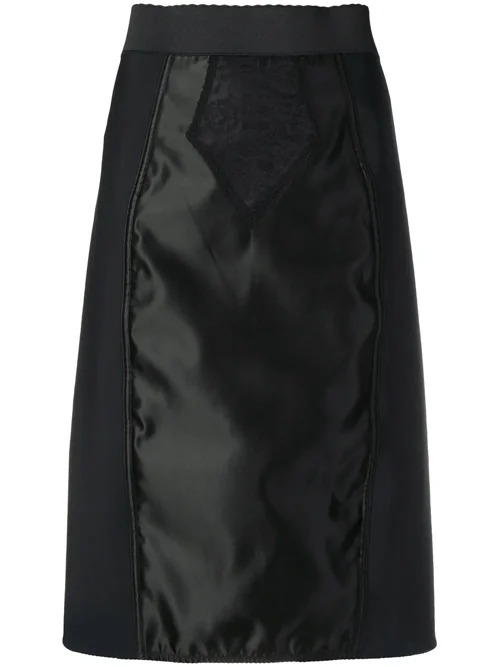 powernet satin midi skirt