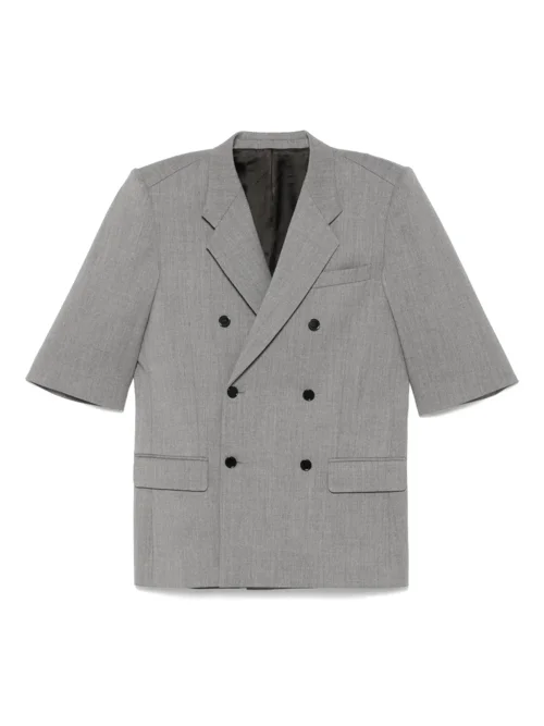 Double-breasted tailored blazer