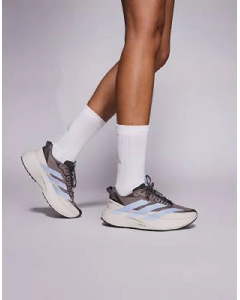 adidas Performance Running Adizero Evo SL ATR in Brown and Blue
