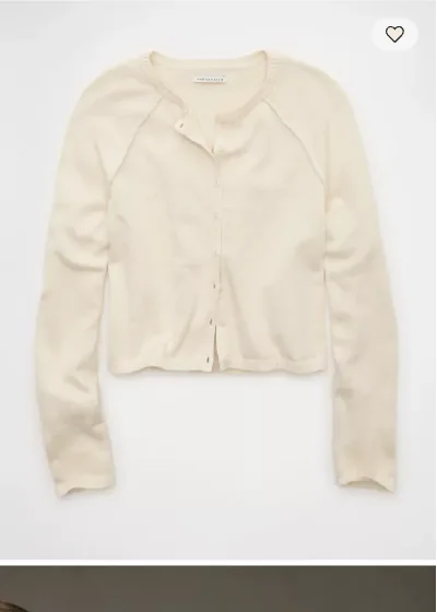 AE Button Up Cardigan Sweater