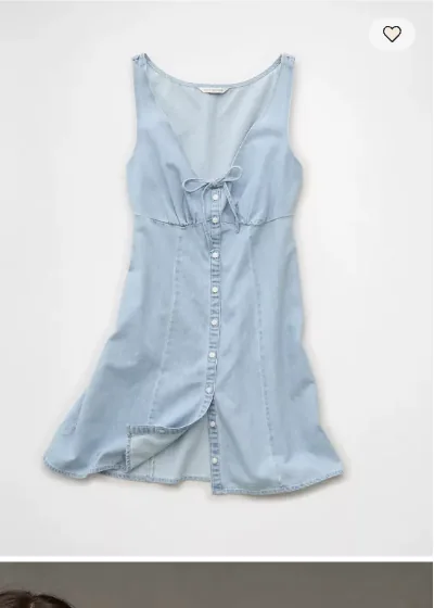 AE Button Up Mini Dress