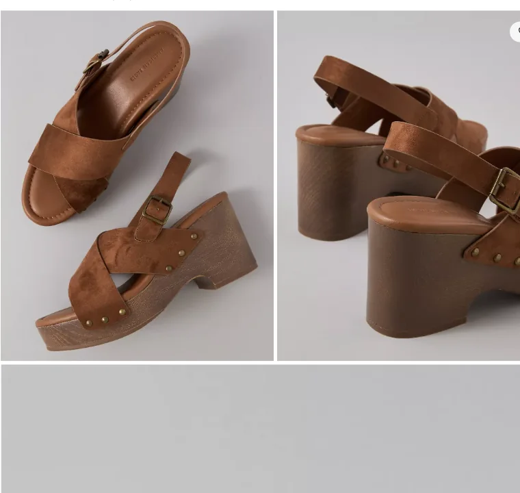 AE Criss Cross Wedge Clog