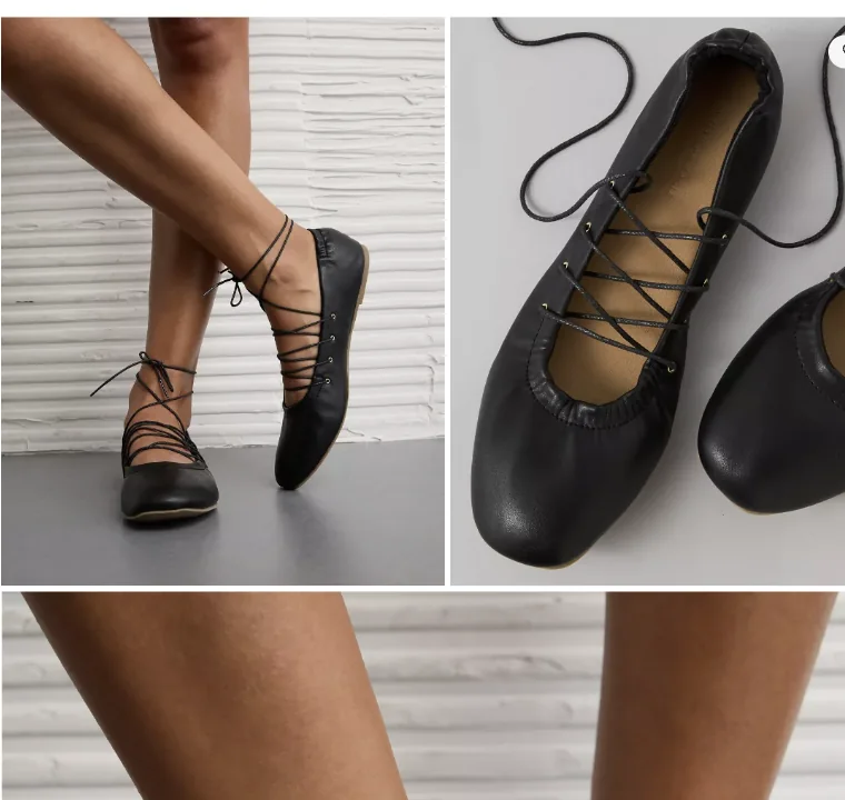 AE Lace Up Ballet Flat