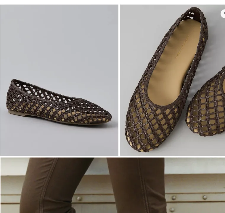 AE Raffia Ballet Flat