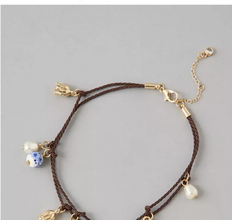 AE Tulip Charm Anklet