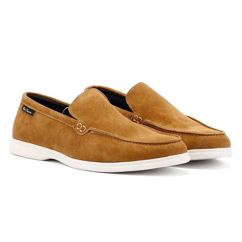 Amarillo Suede Tan Loafers