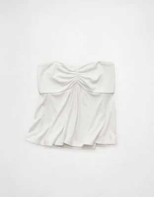 Cinched Babydoll Tube Top