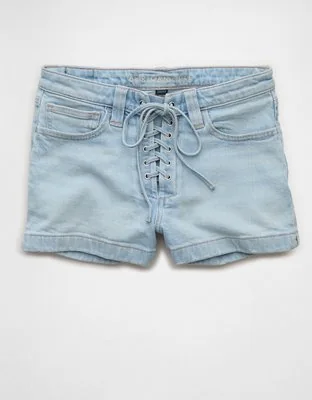Low-Rise Denim Shortie