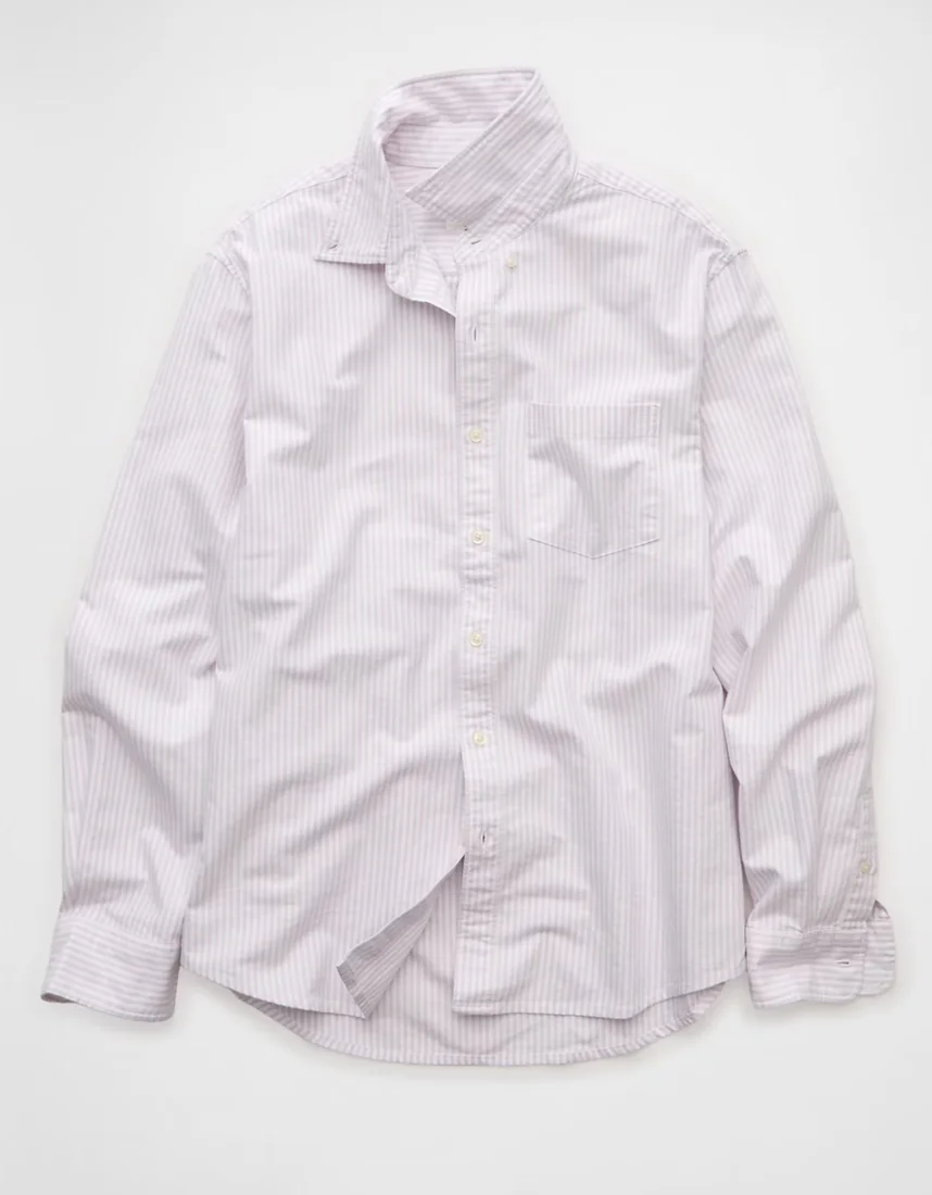 AE Relaxed Fit Oxford Button-Up Shirt