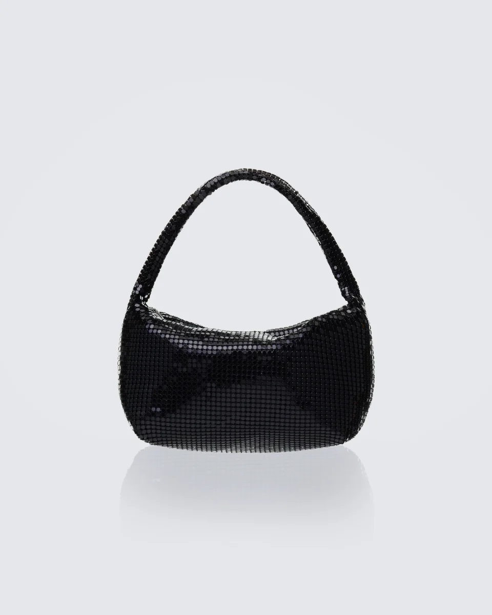 Anthea Black Chainmail Grab Bag