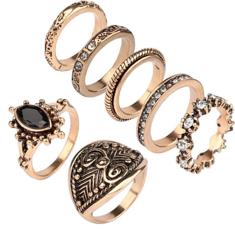 Antique Gold Ring Set