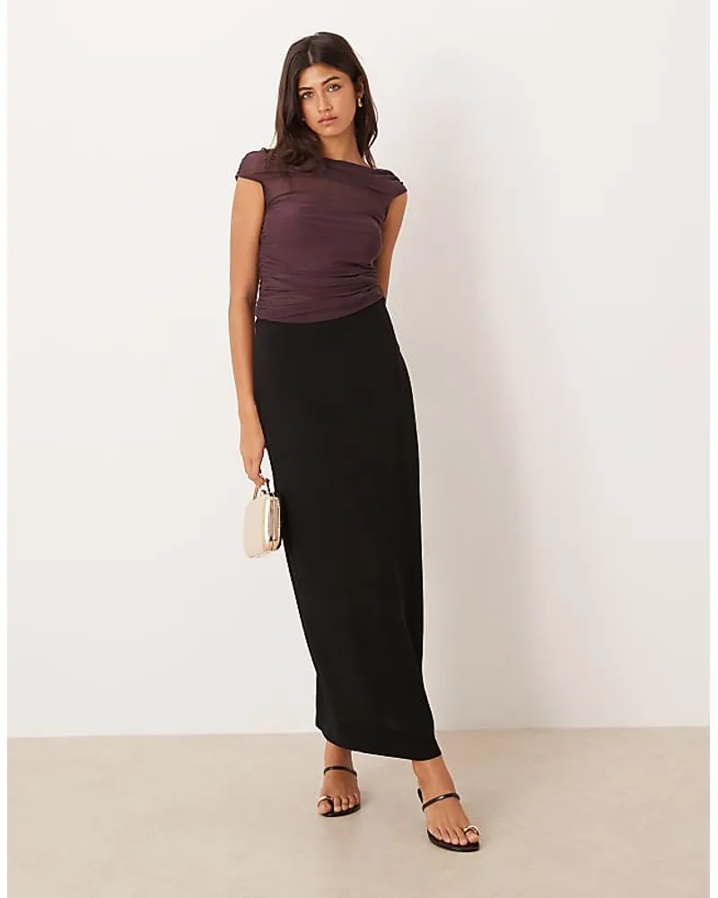 ASOS DESIGN Tailored Midi Pencil Skirt