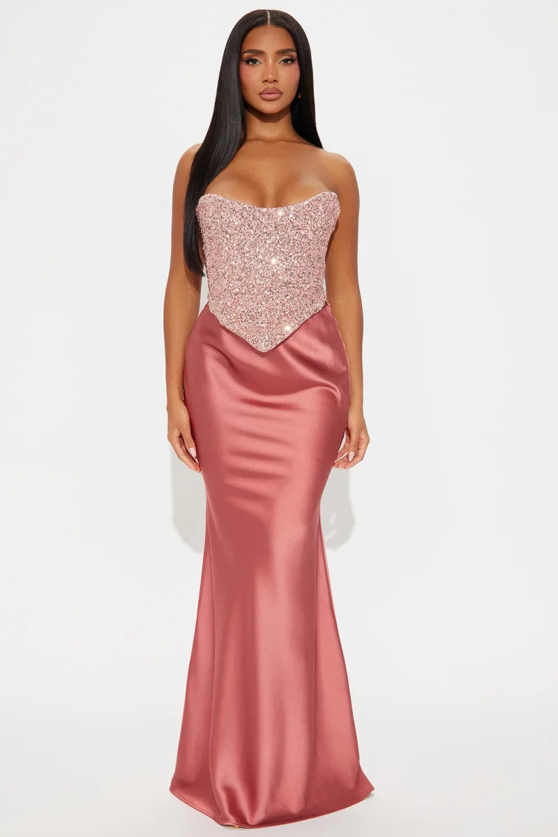 Aurora Satin Maxi Skirt