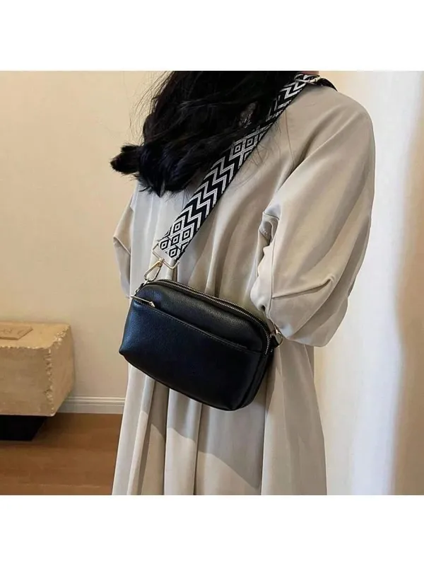 Bagforlove ' Compact Crossbody Purse With Wide Strap