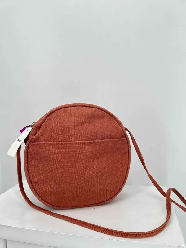 Baggu Terracotta Nwt Medium Canvas Circle Crossbody