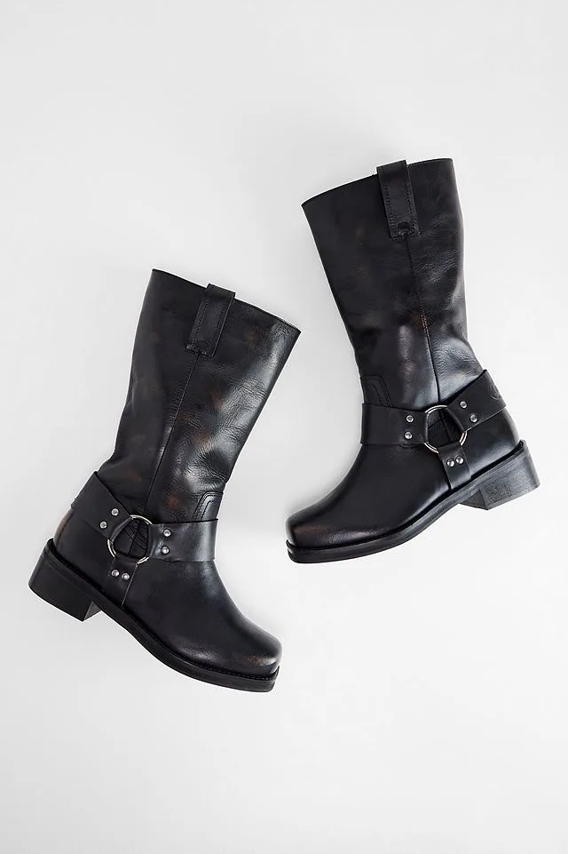 BDG Black Moto Boots