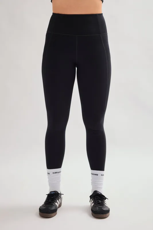 Black Compressive High-rise Legging