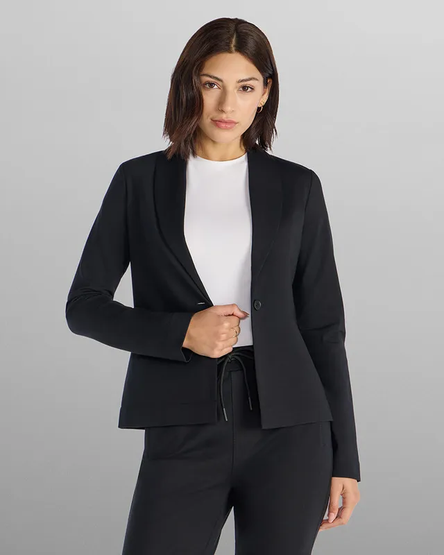 Black Deconstructed Blazer