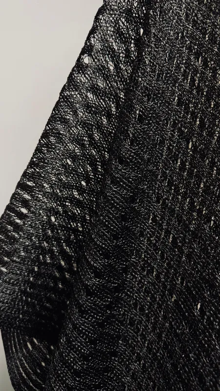 Black Evening Shawl