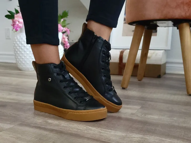 Black High Top Sneakers