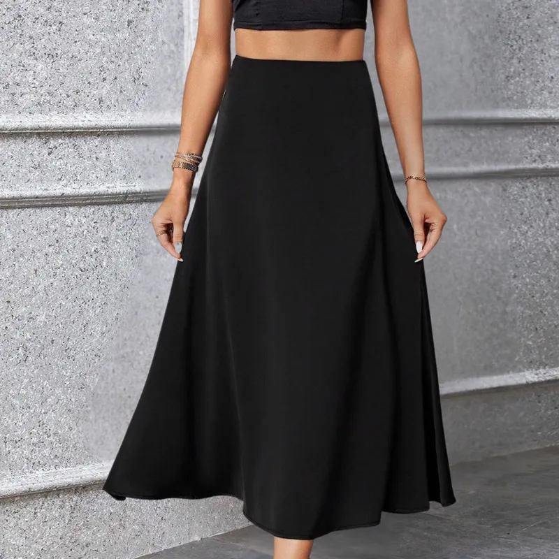 Black Midi Skirt