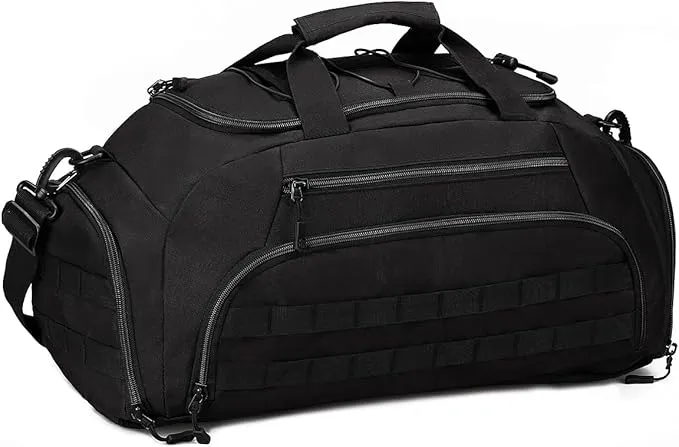 Black Nylon Duffel Bag
