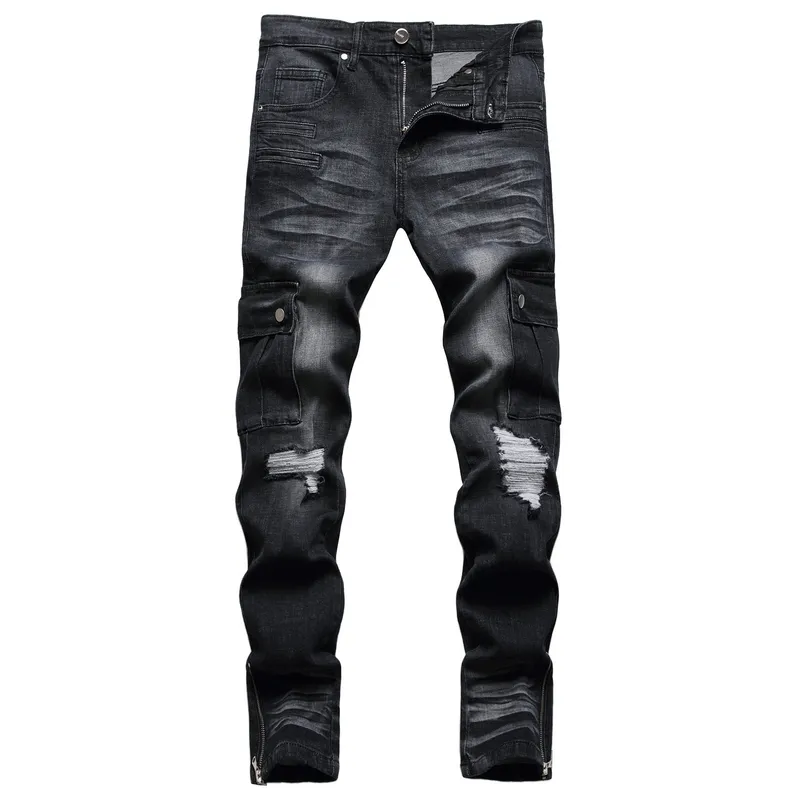 Black Straight Jeans