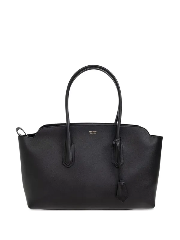 Black Structured Tote