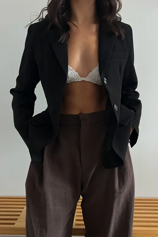 Black Tailored Blazer