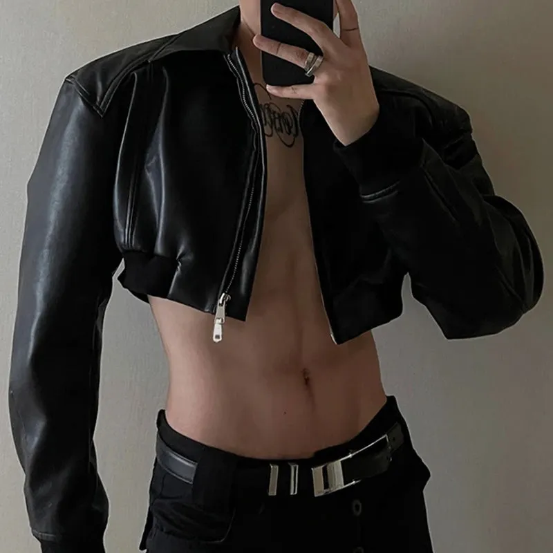 Black Tech Hooded Bomber