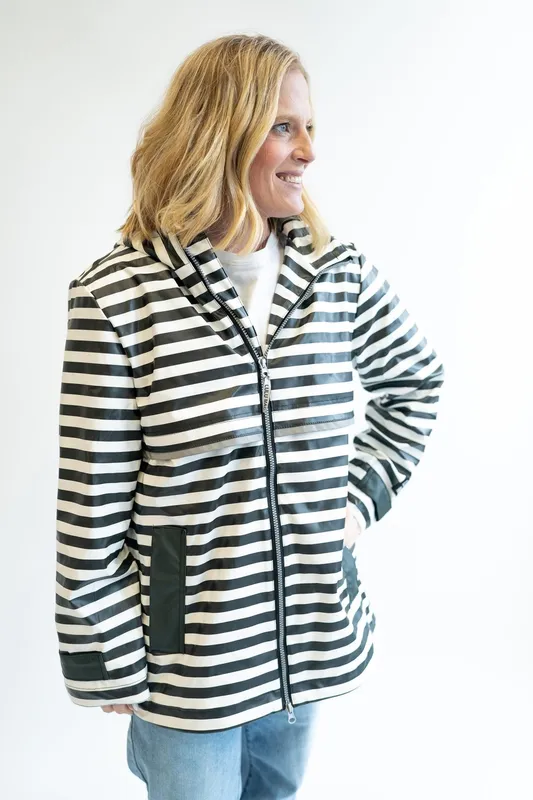 Black Tech Quilted Jacket