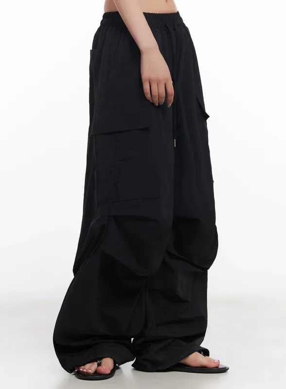 Black Utility Wide-fit Cargo
