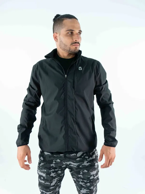 Black Windbreaker