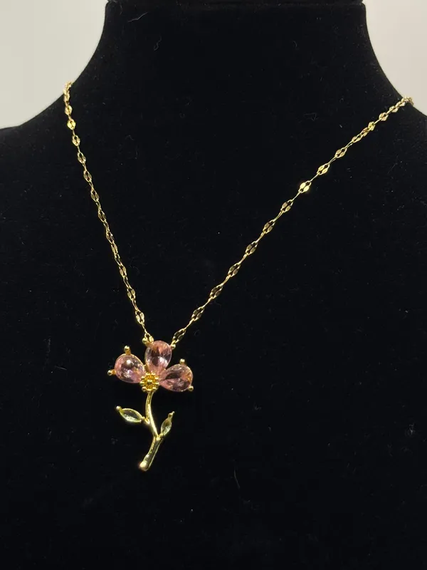 Blush Pendant Necklace