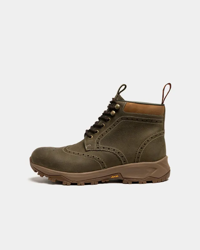 Bottle Green Ankle Boots