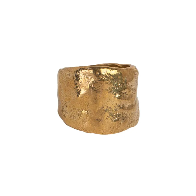 Bronze Filigree Statement Ring