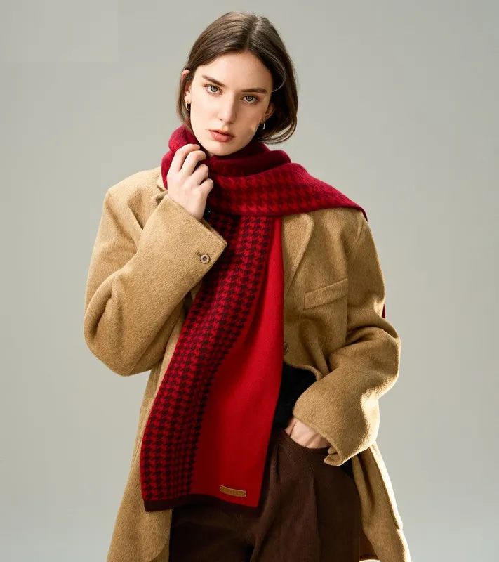 Brushed Camel Cashmere Scarf